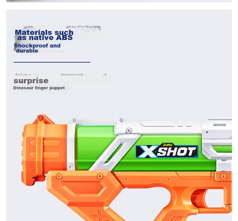 ZURU X Special Attack Giant Wave Swallower Quick-Refill Water Gun + Sneaker Small Quick-Refill Water Gun Set 9