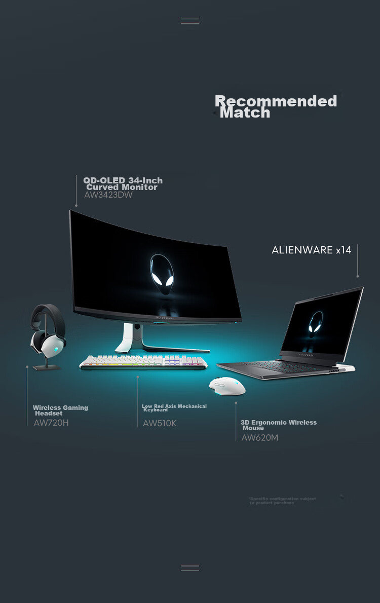 Alienware AW620M Gaming Mouse, Dual-Mode 2.4G Wireless High-End Professional E-Sports Macro Mouse, RGB Lighting Effects, Magnetic Rebound Ergonomic Design, Holiday Gift, Black 14