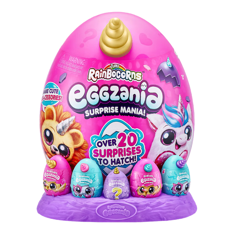 ZURU Birthday Gift for Boys And Girls, Unicorn Hug Ball Blind Box Trendy Children's Toy Plush Doll for Girls