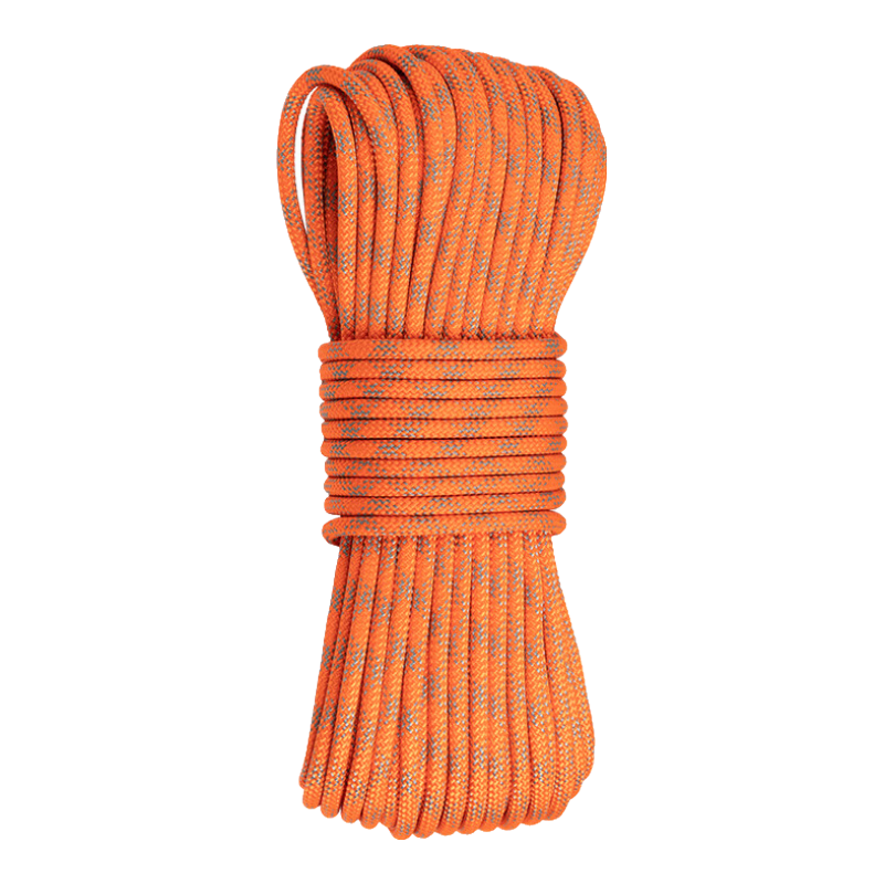 Kanler Outdoor Climbing Rappelling Main Rope Mountaineering Rope Rock Climbing Rescue Rope High Altitude Work Safety Rope Abrasion-Resistant Cord