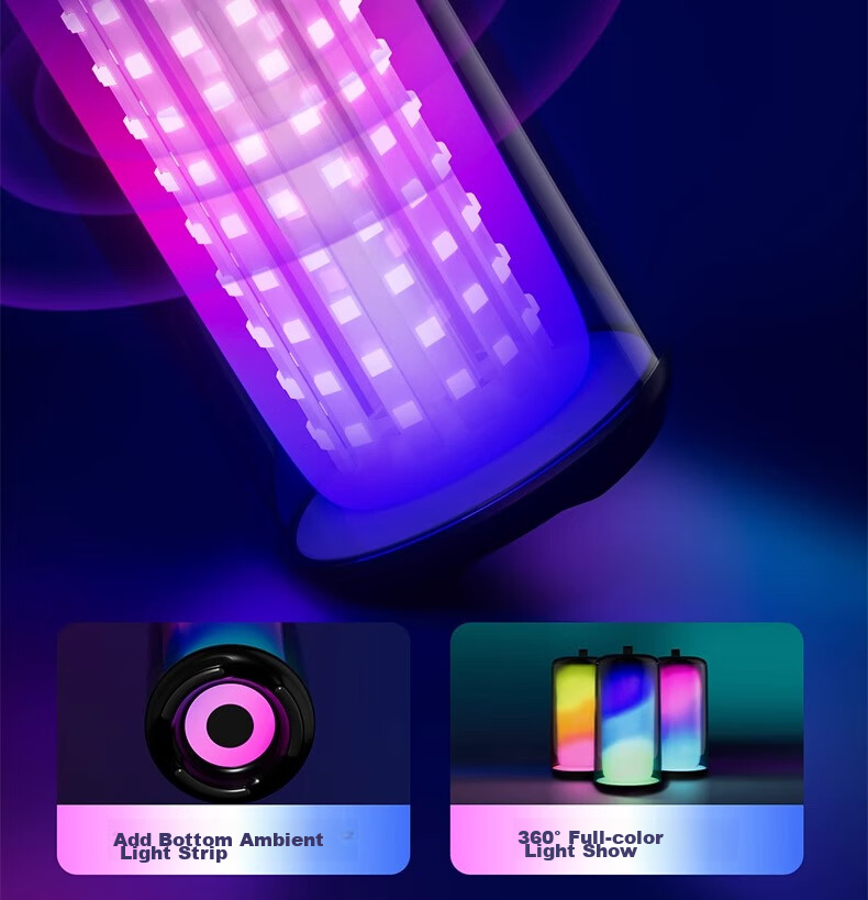 Soaiy K69 Microphone, Karaoke Microphone, All-In Wireless Bluetooth Speaker, Singing Special Device, Home KTV Sound System Set, Children's Microphone 8