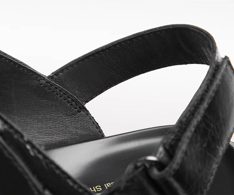 Goldlion Sandals for Men, Fashionable And Stylish Casual Shoes, Summer Outdoor Beach Shoes G542420029AAF Black Size 38 14