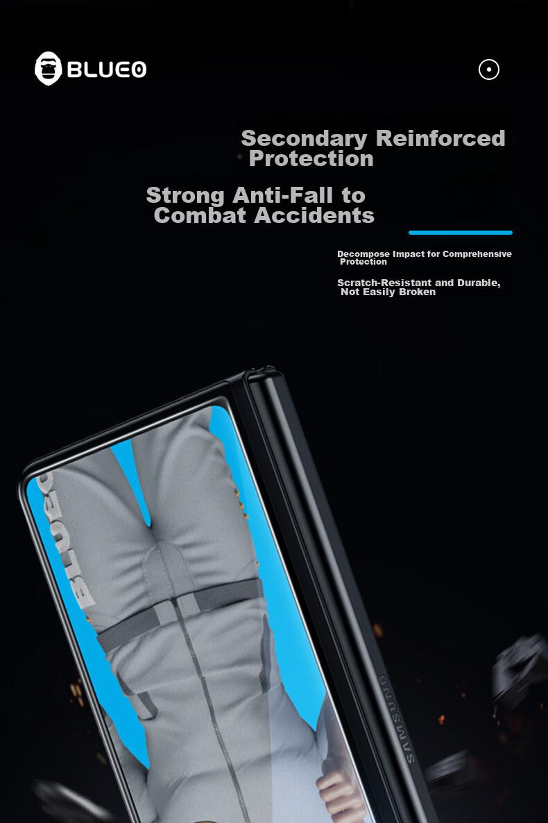 Lanxingxiansheng Tempered Glass Screen Protector for Samsung Galaxy Z Fold 5/fold5 TB Co-Branded Edition, Foldable Phone Protective Film, High-Definition Phone Screen Protector 5