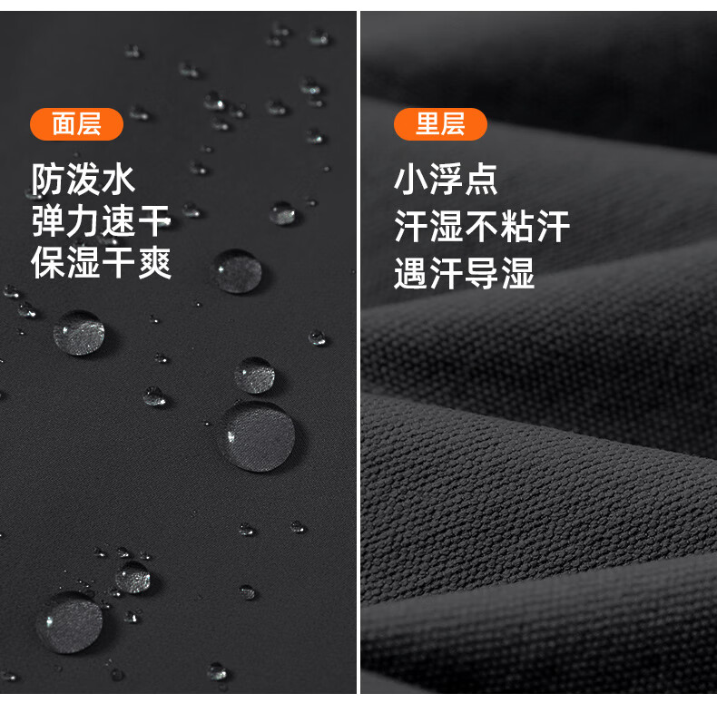 Pioneer Camp Sea Lion Soft Shell Jacket for Men, Spring And Summer Windproof Quick-Dry Breathable Jacket, Outdoor Hiking Mountaineering Sports Running Hooded Coat 3