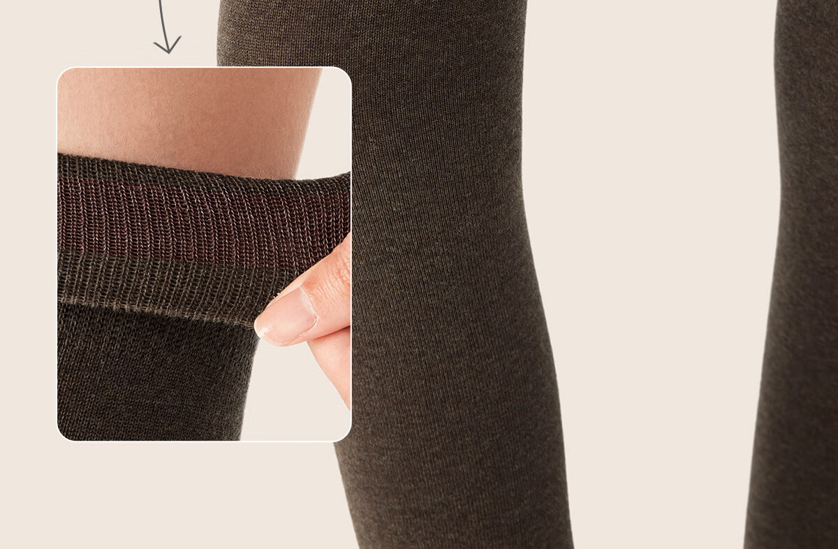Mianzhuwu Anti-Slip Slim Leg Thigh Socks Knee Protection High Tube Pure Cotton 10A Antibacterial Non-Slip Over-Knee Socks Women's Long Socks 2 Pairs 13