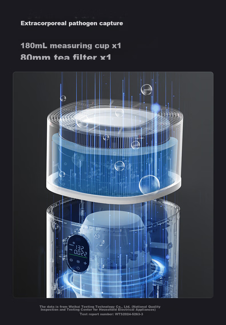 TOSHIBA Humidifier Air Purifier All-In Mist-Free Humidification And Purification Machine for Formaldehyde Removal, Bacteria Elimination, Allergy Relief, Maternal And Infant Use, Anti-Dryness, Home Disinfection And Sterilization Big White Pear Pro 14