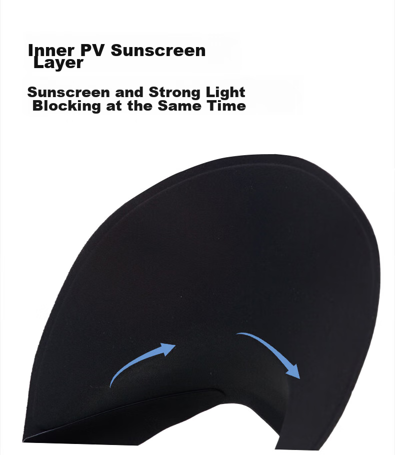 FitonTon Sun Protection Hat for Women, Sun Visor Cap, Summer Egg Roll Hat, Outdoor Running Face-Covering Seamless UV Protection Hat, Open-Top Sun Hat 10