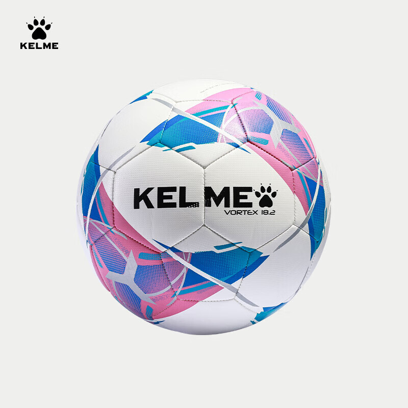 Футбольный мяч KELME, размер 5, для соревнований и тренировок, для школьных экзаменов, износостойкий, розово-синий