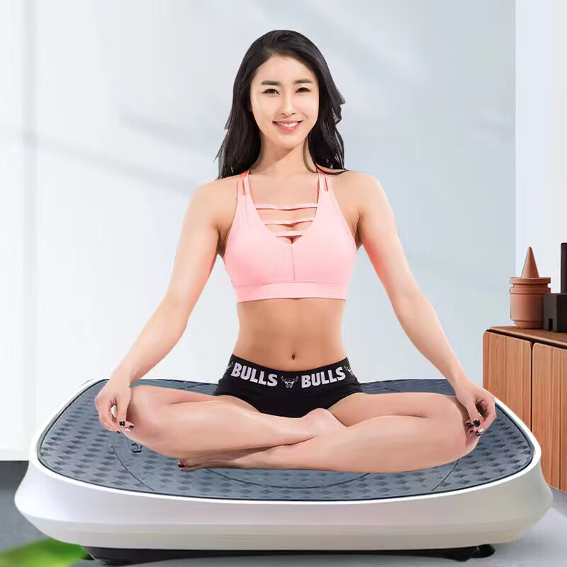 Suncao SC-FM50 Fat-Burning Machine, Home Use Lazy Machine, Body Shaping Equipment, Slimming Vibration Fitness Equipment, Tech Silver