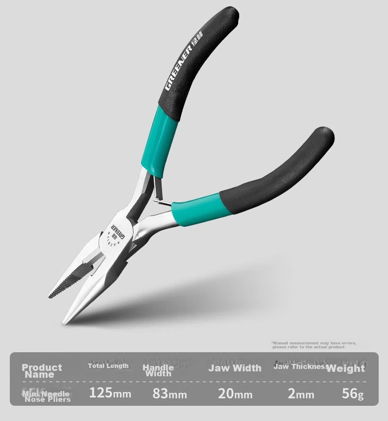 GREENER Mini Pliers Set, Multi-Functional Household Wire Cutters, Flat-Nose, Round-Nose, And Curved-Nose Pliers, Practical Three-Piece Set for Hand Tools 13