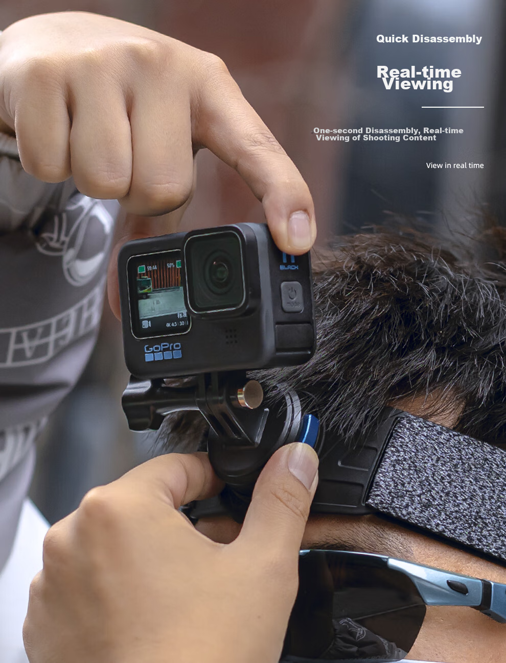 SUREWO Magnetic Mount Compatible with DJI Action 5 Pro/6, First-Person View, Osmo Action Ace Pro 2, Action 4, And Nano Accessories 3