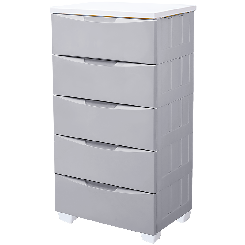 IRIS Storage Cabinet, Drawer-Style Baby Wardrobe, Storage Cabinet, Simple Organizer Cabinet, Eco-Friendly Plastic Storage Box, Alice Five-Tier