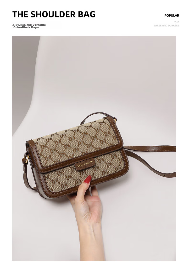 Aiqinghai Handbag, Women's Crossbody Bag, Women's Shoulder Small Square Bag, Commuter Underarm Bag, Birthday Mother's Day Gift, Practical Present for Mom 16