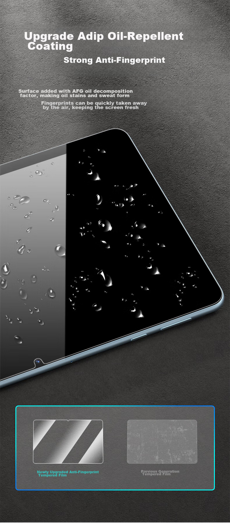 CangHua Tempered Glass Screen Protector for Huawei MatePad SE 10.4-Inch 2023 Model, Full Coverage Protective Film for Tablet, Shatterproof, Anti-Fingerprint, HD Clear Protective Film 8