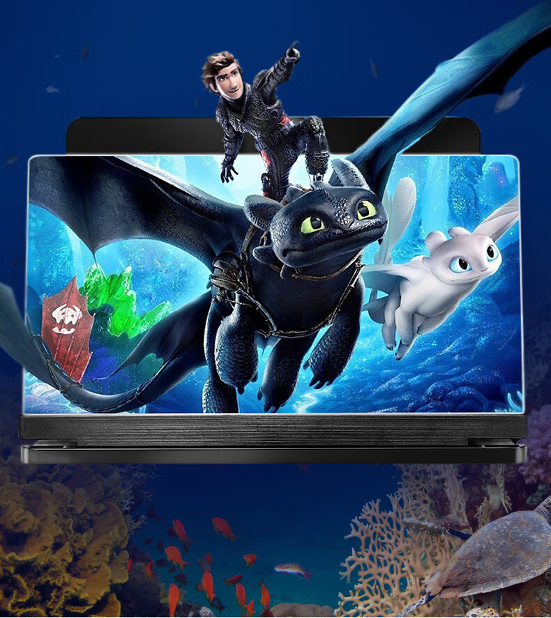 Masentek Smartphone Screen Magnifier, High-Definition Eye-Protection Projector, Ultra-Clear Large-Screen Projection Device for Watching TV Shows, Specialized Display Mirror with Foldable Stand, 12 Inches 6