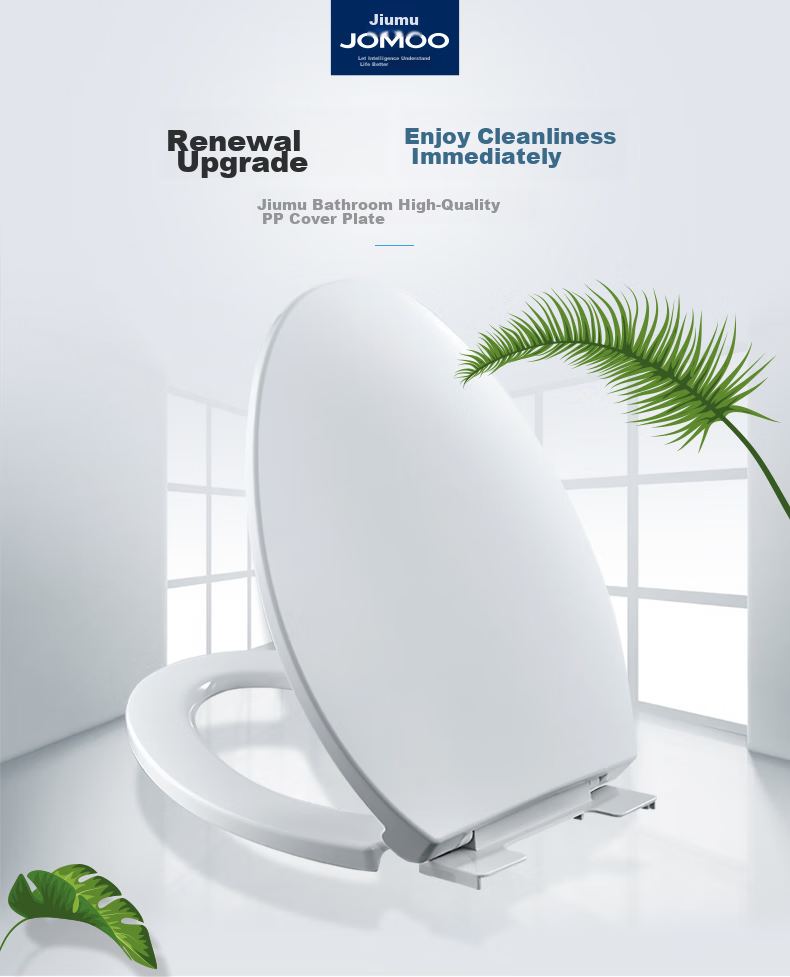 JOMOO Toilet Seat, Universal U-Shaped Toilet Cover, Quick-Release Slow-Close Toilet Ring, Toilet Accessories, 97178-00 1