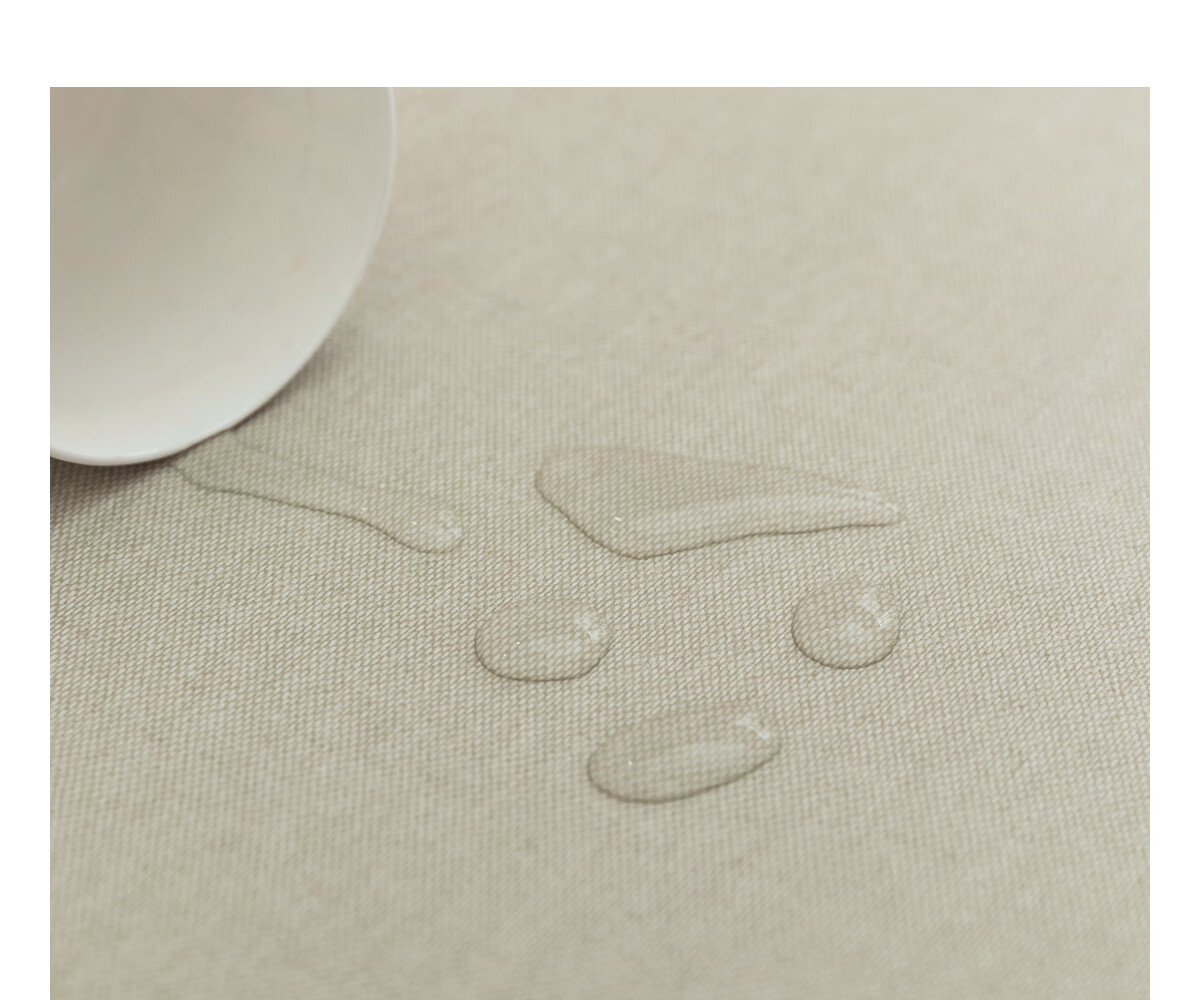 Mihua Tablecloth, Waterproof, Oil-Proof, Scald-Resistant, Washable, Heat-Resistant, Long Rectangular Tablecloth for Restaurants, PVC Table Mat, Morandi Mi 6