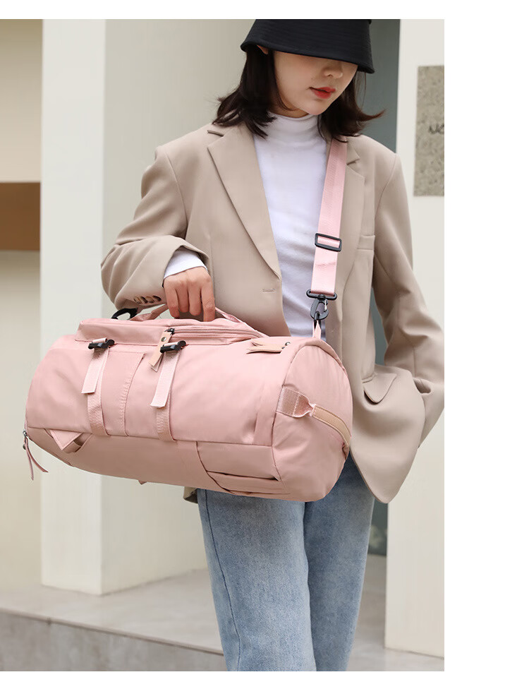 Xinqin Travel Bag Men's Gym Bag Large Capacity Backpack Shoulder Bag Handbag Mountaineering Bag Color Block 5