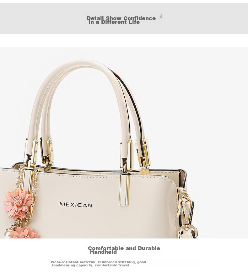 MEXICAN Handbag, Women's Bag for Commuting, 2026 Crossbody Shoulder Bag, Light Luxury, Valentine's Day Gift for Wife Or Girlfriend 18