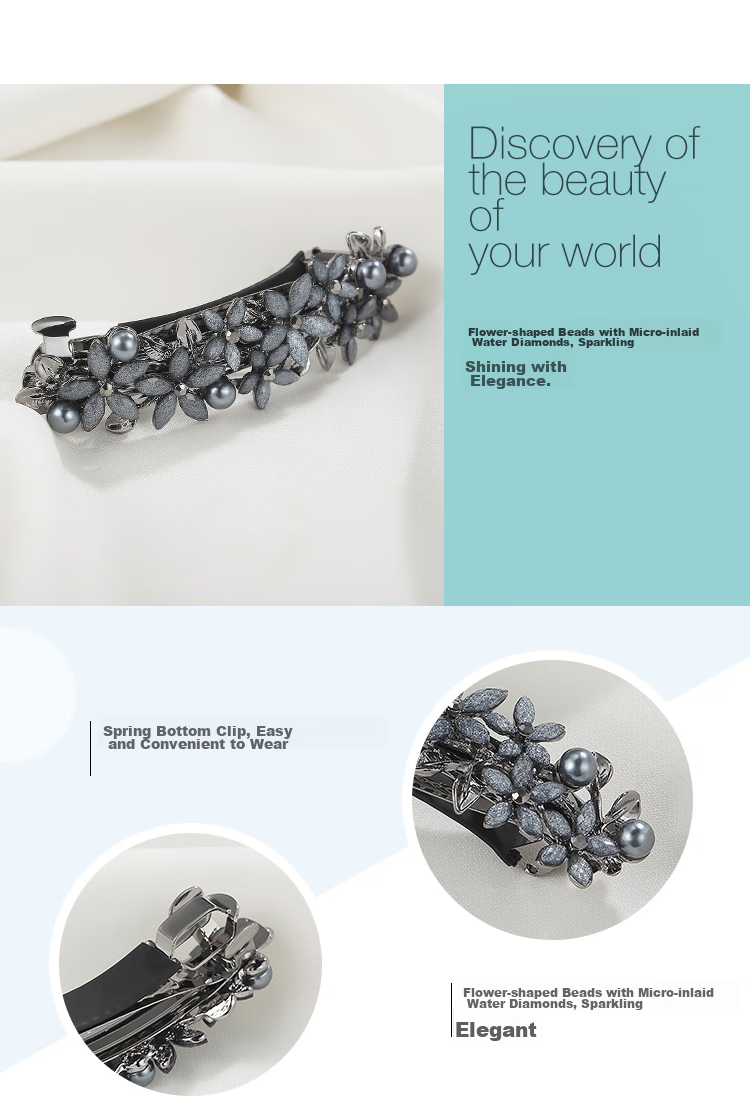 CHIMERA Hair Clip for Women, High-End Hairpin, Ponytail Clip, Hair Accessory, Half-Updo Clip, Spring Clip, Hair Ornament, Mid-Autumn Festival Gift for Wome 3