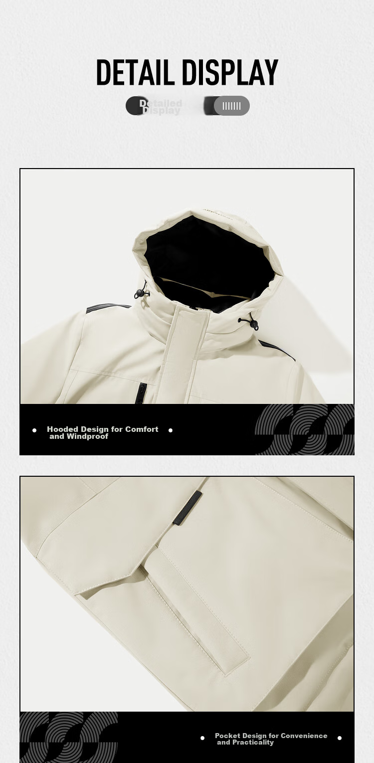 HLA Men's Down Jacket 25SPORTSDAY Sports Comfortable Hooded Coat Winter 21