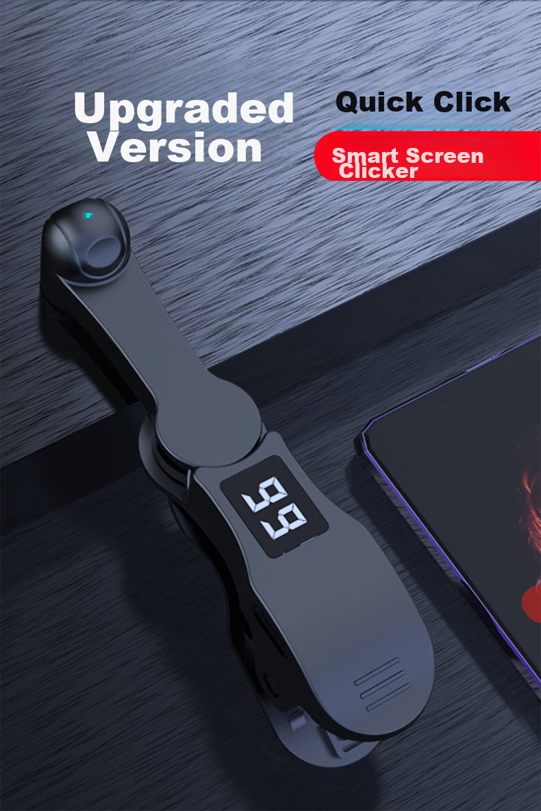LinkStone, Clicker Device, Wireless Bluetooth Screen Clicker, One-To Smart Phone Touch Screen, Popular Douyin Live Streaming Purchase Tool, Red Heart Package, External Device for Tablets, PUBG 1