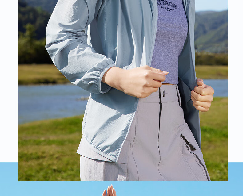 361° Women's Summer Sunscreen Jacket UPF50+ Sports Outdoor Cycling Ice Silk Casual Coat 662624605H-4 31