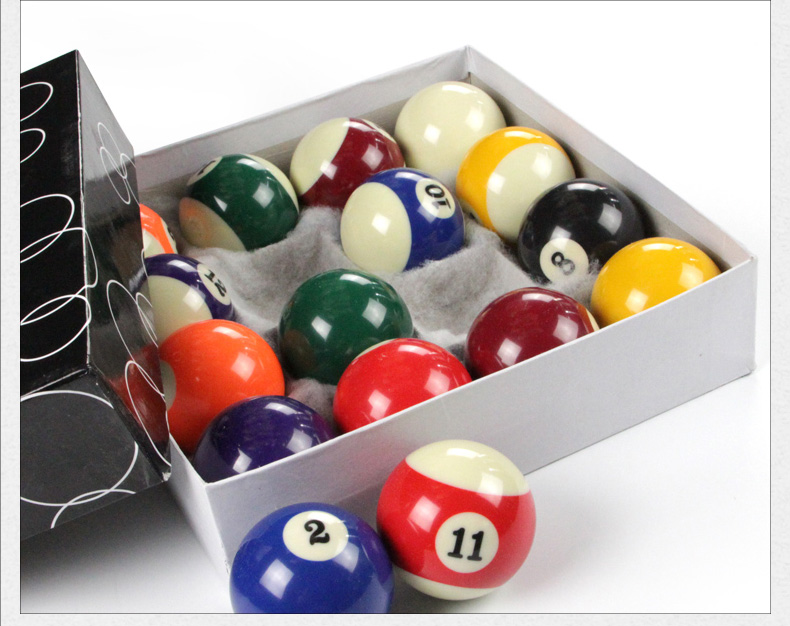 SADONLI High-Quality Billiard Balls, 57mm Pool Balls, Trick Nine-Ball, Black Eight, Crystal Balls, Resin Balls, Mother Ball, Crisp Sound Pool Balls 7