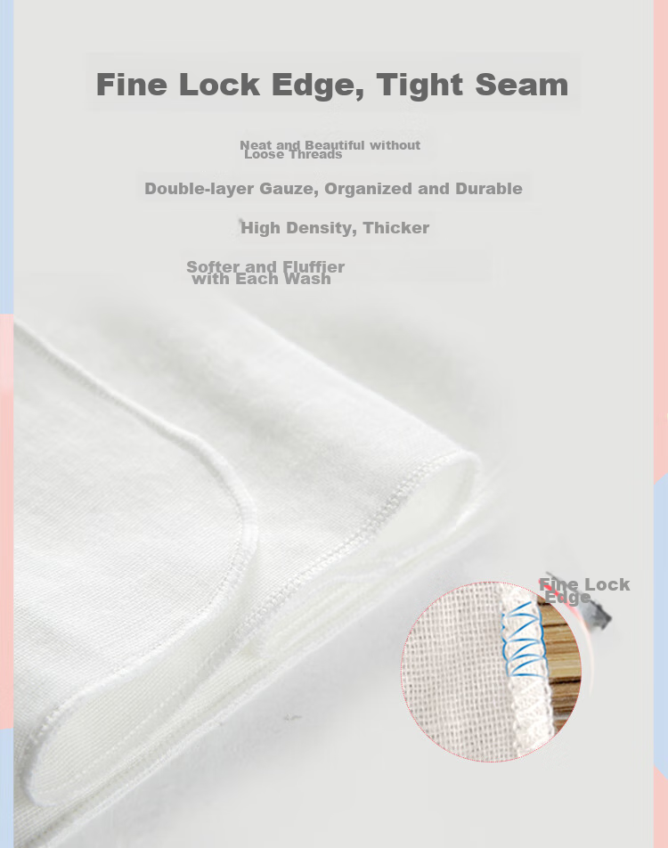 Babyprints [Without Carbamide] Diaper, Infant Gauze Antibacterial Pure Cotton Newborn Diapers, Disposable Diapers, Washable, 10 Pieces 9
