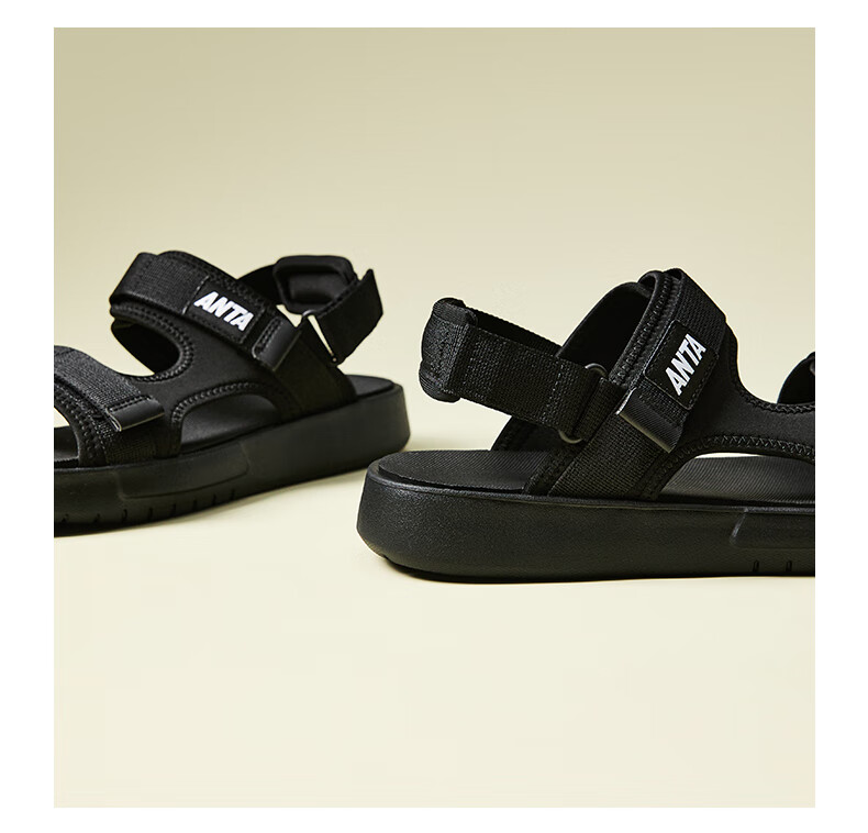 Anta Men's Summer Lightweight Breathable Sandals Soft Sole Casual Sports Beach Slippers 19