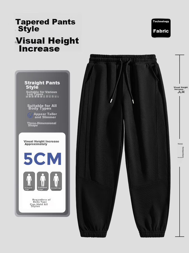 JEEP SPIRIT Men's Two-Piece Set for Autumn Wear, Loose-Fitting Stand-Collar Sweatshirt with Casual Pants, Athletic Running Outfit in Black, Slimming Effect 10