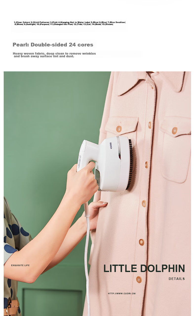 CuoRi 2026 New Hanging Handheld Garment Steamer Small Large Steam Electric Iron 130ml Water Tank High Power Sterilization Wrinkle Removal Gift ST-717 15