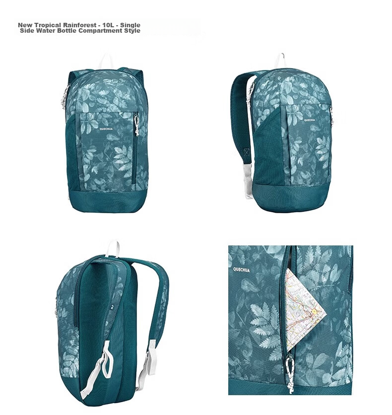 DECATHLON Men's And Women's Outdoor Travel Backpack, Hiking Backpack NH100, School Bag for Students And Children, 10 Liters, 4773405 26