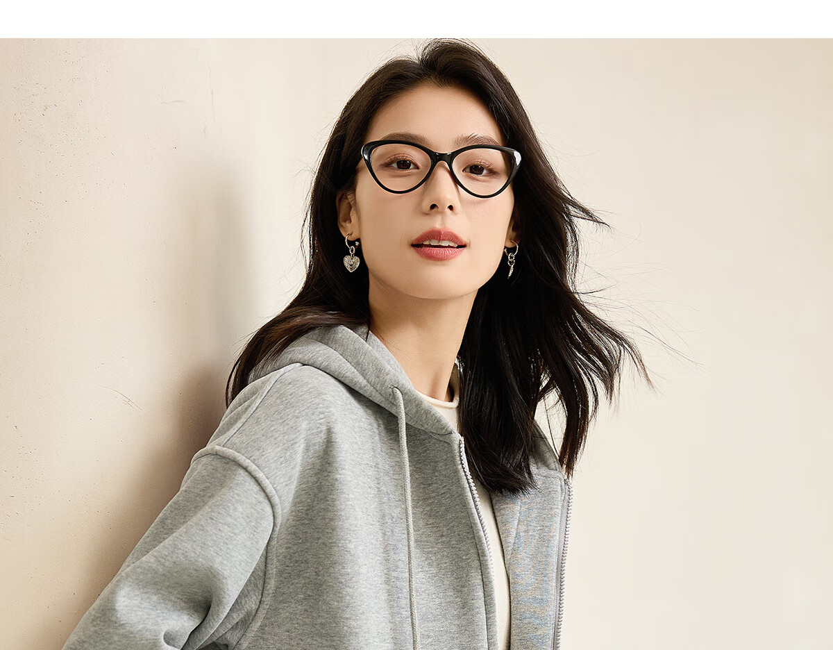 Chushen Spring and Autumn Casual Short Jacket Women Zipper Design Hooded Pocket Sweatshirt Loose Top S143U1003 24