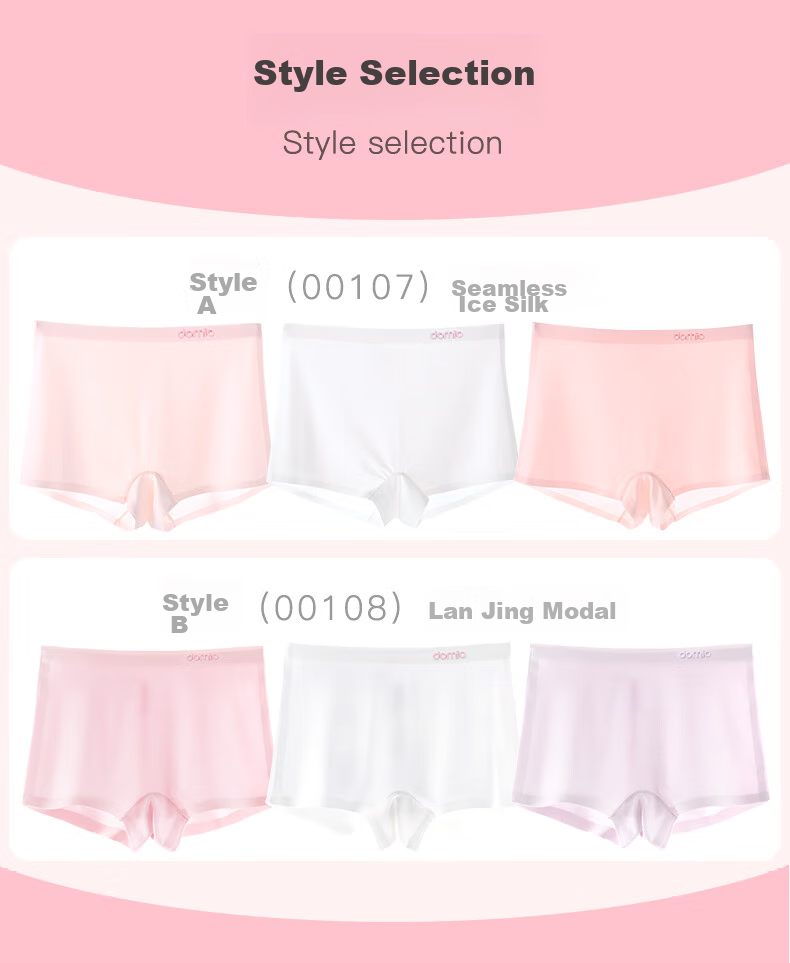 Duomiaowu Girls' Underwear, Children's Ice Silk Modal Boyshorts, Big Kids Summer Thin Antibacterial Shorts, K00107-110 11