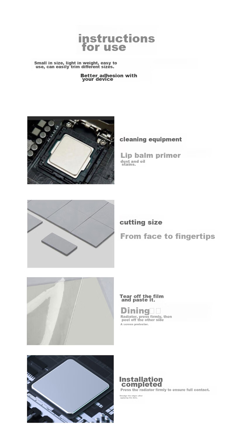 COXBYTE Thermal Pad TS-6 for Desktop Graphics Card, Laptop RAM, M2 SSD Hard Drive Cooling Silicone Pad 85*45*0.5mm 7