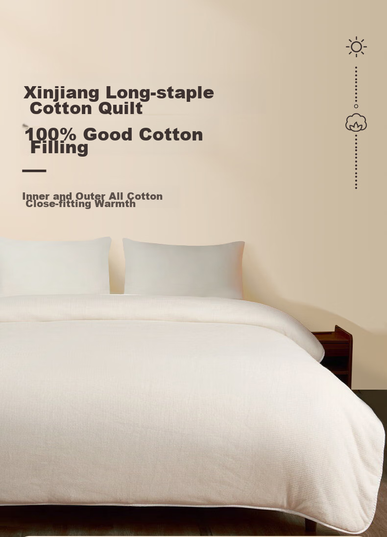 Sushidai 100% Xinjiang Long-Staple Cotton Quilt, Spring And Autumn All-Cotton Comforter, Thin Cool Air Conditioning Quilt for Summer, 2 Jin (1 Kg), 150*200cm 1