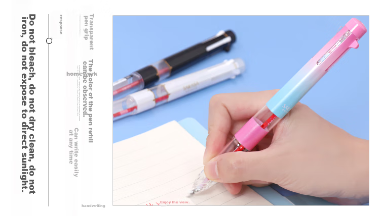 ZEBRA 5-Color Multi-Function Pen Barrel SARASA Series Colorful Gel Pen Barrel (Refill RNJK5) S5A15 Gradient Pink Barrel (Buy One Get One Free) 4