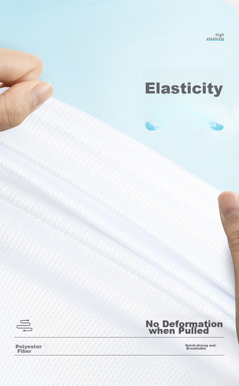 BURUITE Ice Silk Sports Set for Men, Badminton Outfit, Fitness Quick-Dry Summer Table Tennis T-Shirt, Tennis Clothes, Running Jersey 5