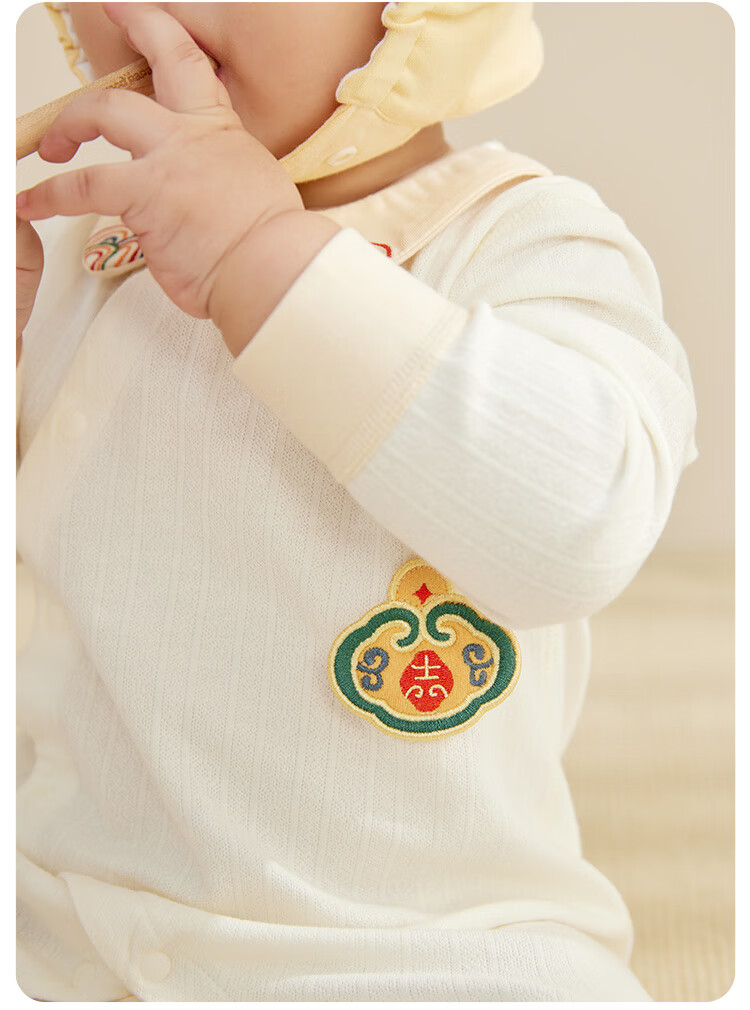 Wismorni Baby Clothes for Boys And Girls, Spring And Autumn Pure Cotton Onesie Romper, Full Moon Outfit, Sleepwear 14