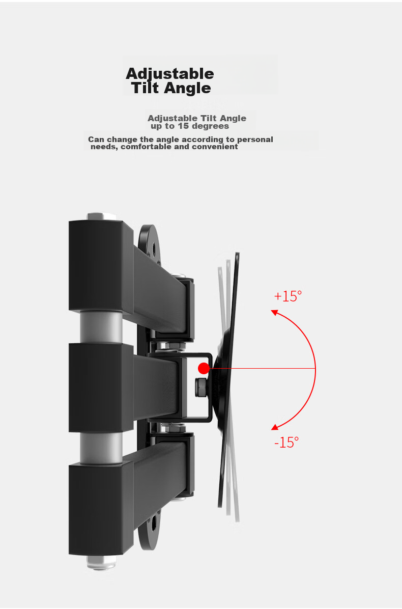 LUCKPRO Monitor Wall Mount Bracket, Computer Monitor Stand Wall Mount, Computer Stand, Monitor Riser, Desktop Wall Mount Bracket 119-01 7