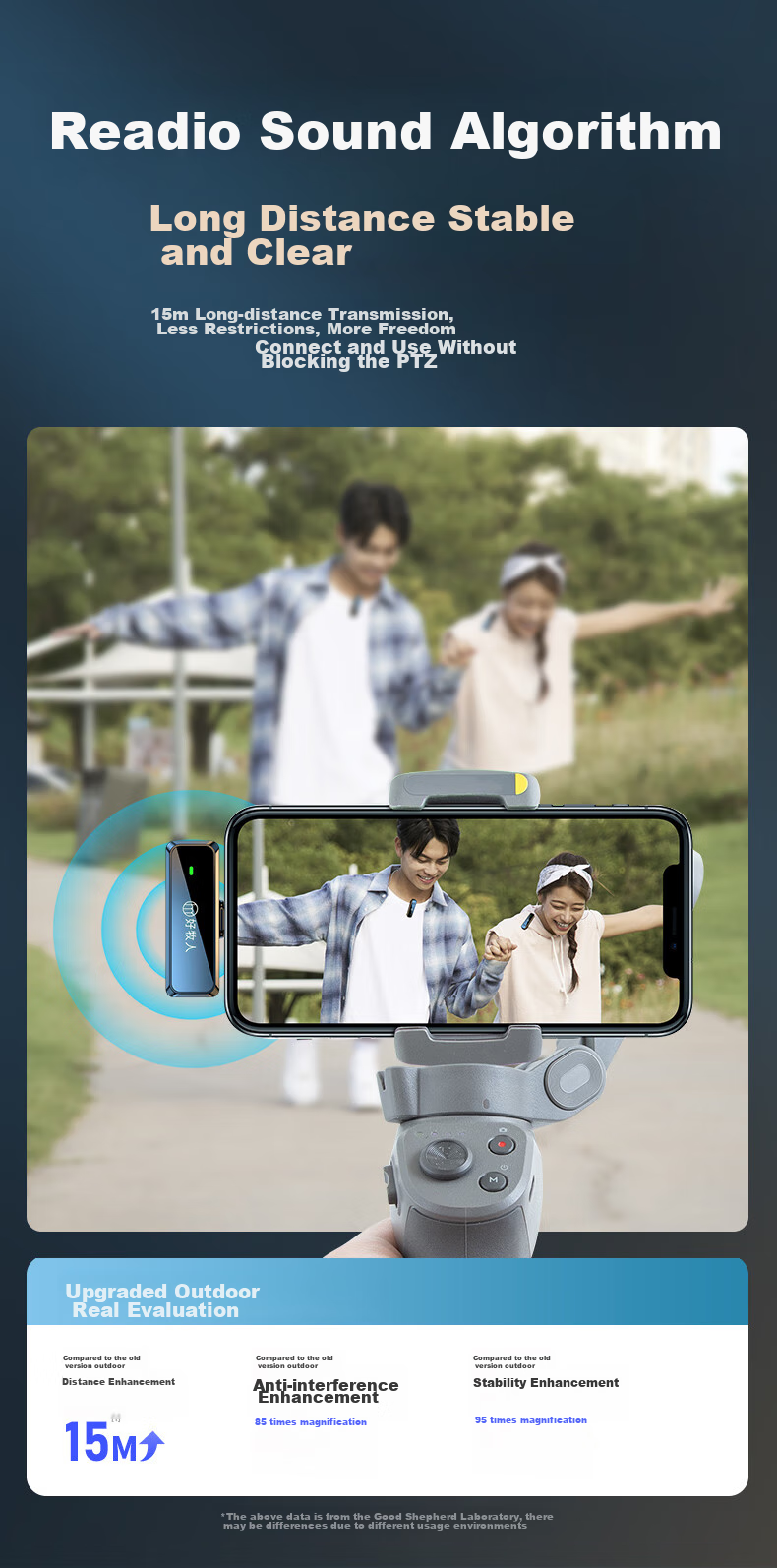 Haomuren V1 Wireless Lavalier Microphone, Small Bee Audio Pickup, Outdoor Professional Noise Reduction, for Interviews And Video Recording, TikTok Live Streamer Recording, Live Streaming Equipment, Mobile Phone Microphone, One-To 11