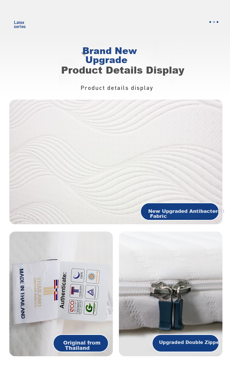 Paratex ECO Latex Mattress, 94% Content Thai Imported Natural Latex Core, Thickened Pad, 1.8x2 Meters, 10cm Thick 12
