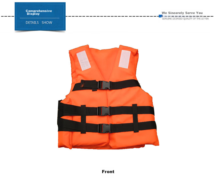 Yonglebao Adult Life Jacket with Safety Buckle, Swimwear with Whistle, Reflective Strips, Outdoor Flood Prevention And Emergency Rescue 3