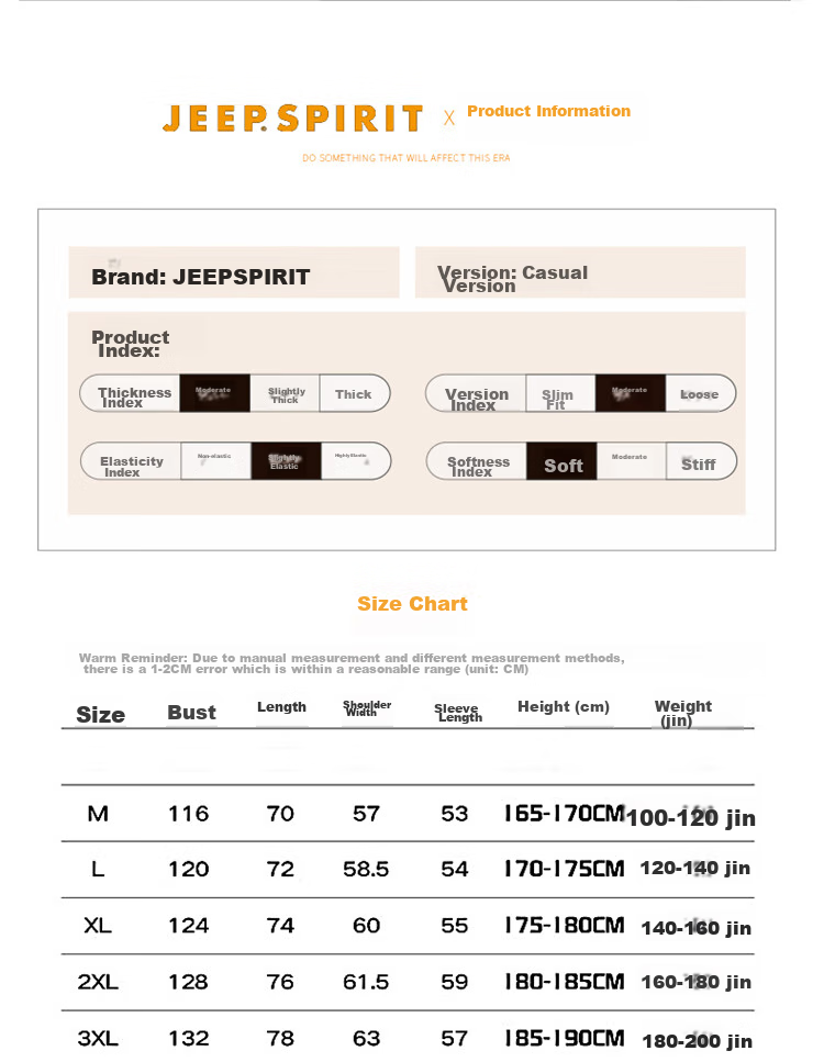 JEEP SPIRIT Men's Sweatshirt, Autumn And Winter Suede Long-Sleeve T-Shirt, Casual Loose Trendy Top for Me 11