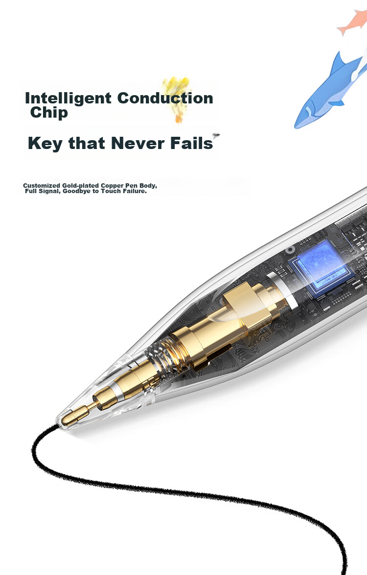 Baseus Capacitive Stylus Pen for iPad Apple Pencil [Direct Plug/C Port Fast Charging] Compatible with Pro/Air/Mini7/iPad11 Tablet Touchscreen Stylus Apple Pencil 2nd Generation 10