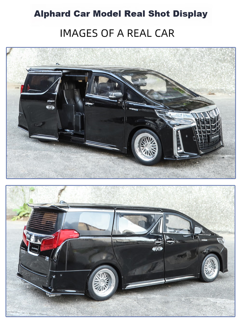 Heimanba Erfa Black 1:18 Business Car Model, Realistic Alloy Children's Toy Car, Model Toy Decoration, Toy Vehicle 19