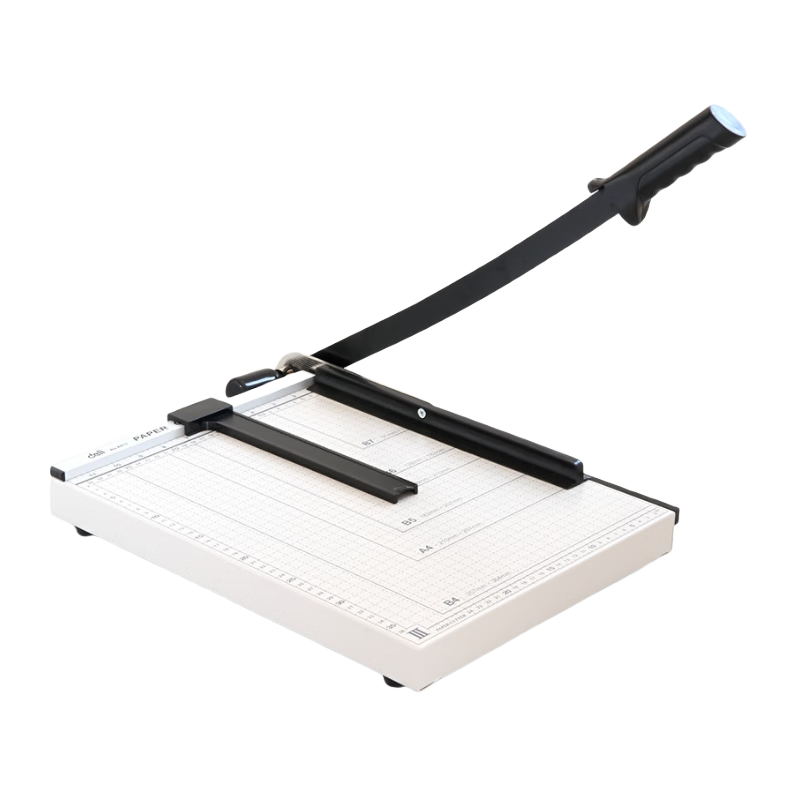Deli B4 Steel Paper Cutter, Small Paper Trimmer Card Cutter Paper Knife Business Card Cutter for Thick Paper Books Photos A4 Compatible, 380×300mm, 8013