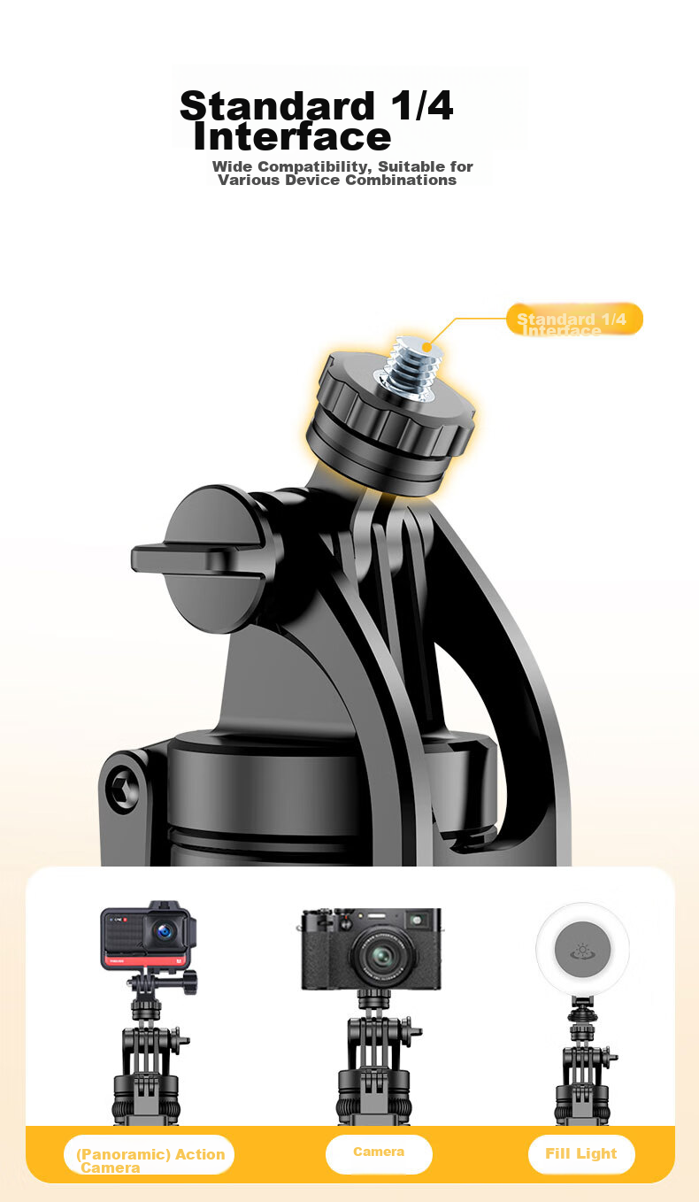 SelfieShow C18 New Ultra-Stable Aluminum Alloy 1.8-Meter Tripod, Selfie Stick with Anti-Shake, 360° Rotation, Handheld Outdoor Travel Live Streaming Photography Tool, Suitable for DJI Pocket 3 12