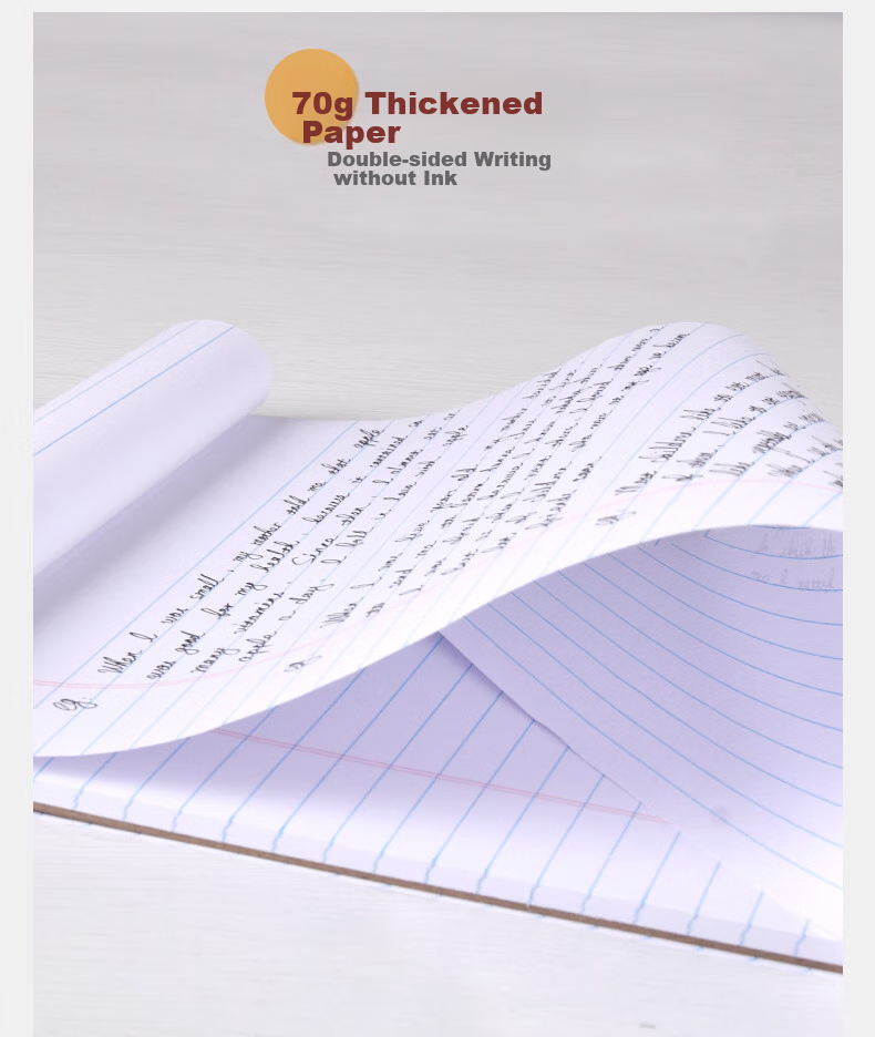 KAISA VERITAS Series Paper Notebook, American A4 Size, 50 Sheets, Thick Paper, Work Journal, Draft Book, 2-Pack 3